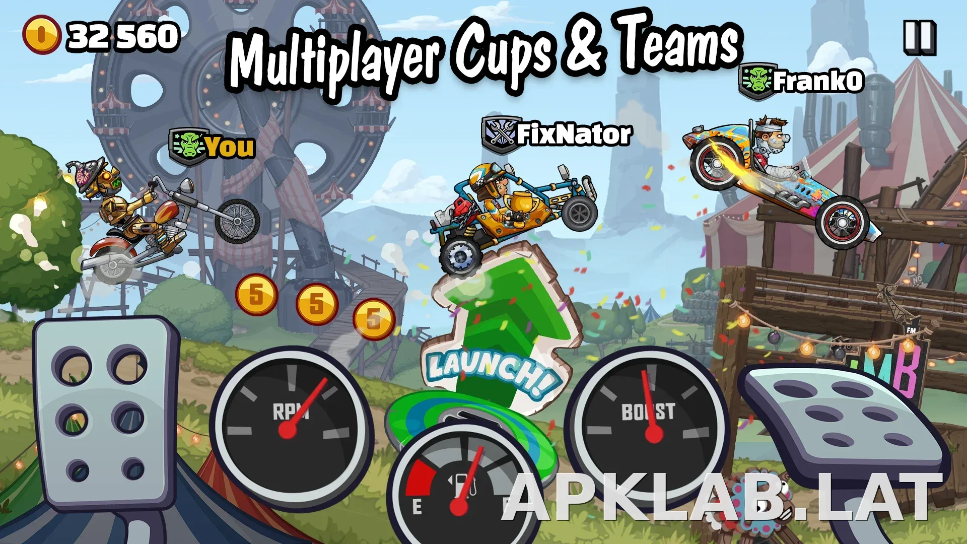 Hill Climb Racing 2 скриншот 3